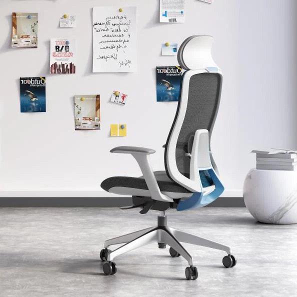 Zoy HB White - redoak_zone-white_chair-executive_live_01_5833966e-b309-46ef-bca8-d7824d89e3ad in Mumbai by Woodware