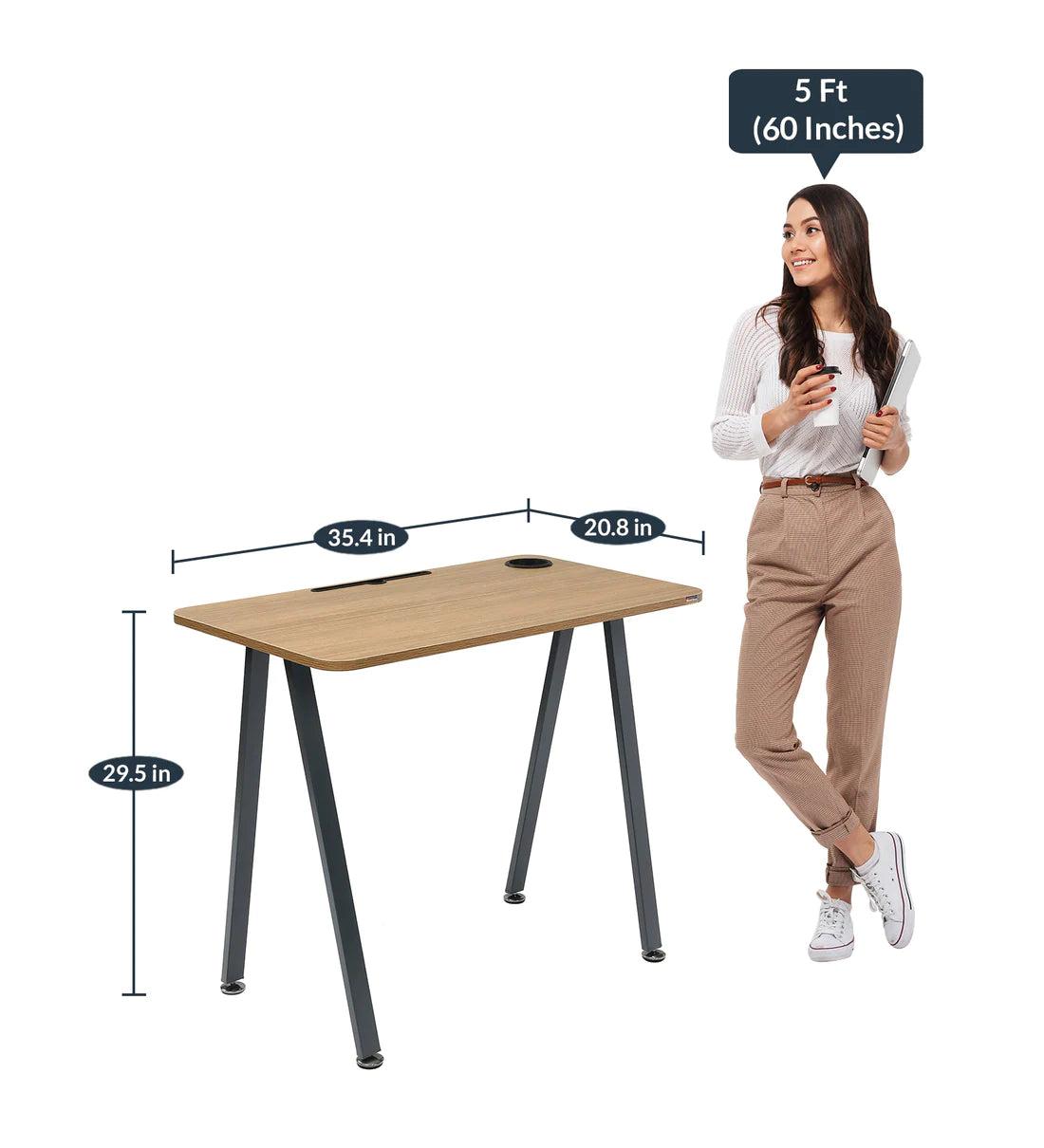 Vego Table for Home or Office - vego-urban-teak-15 in Mumbai by Woodware