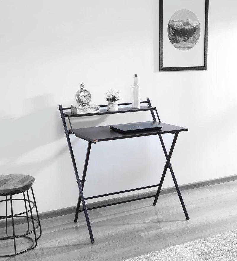 Futura Foldable Desk Standard (Dark Brown) in Mumbai by Woodware